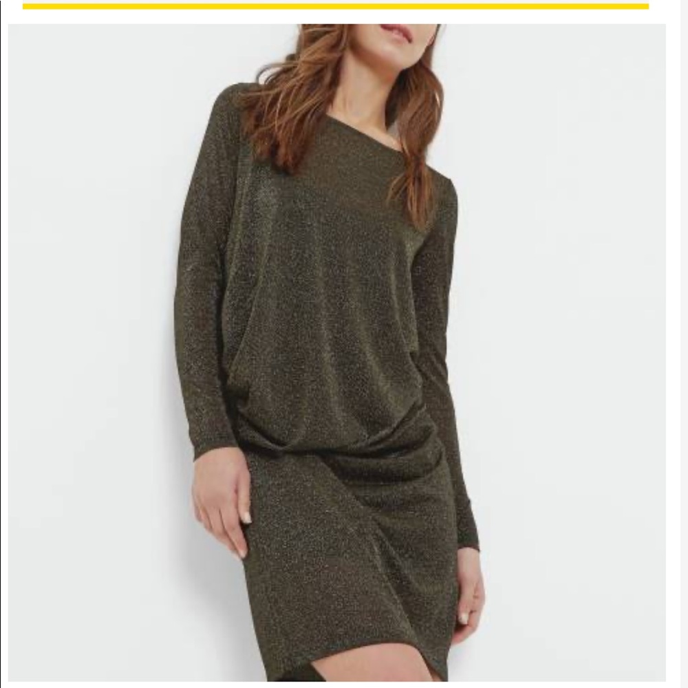 Ted Baker Ethia Sparkle Lurex Layered Dress